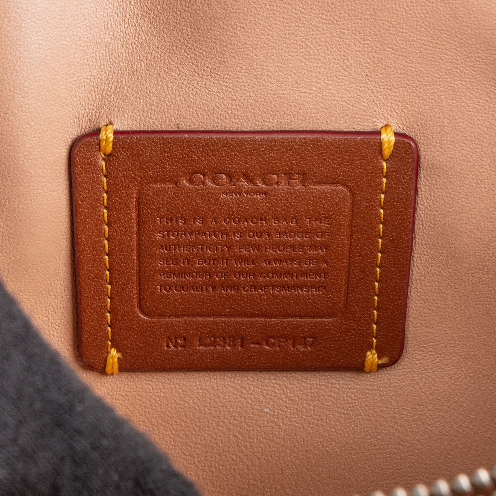 Coach Quilted Nappa Leather Flap Madison Crossbody Bag