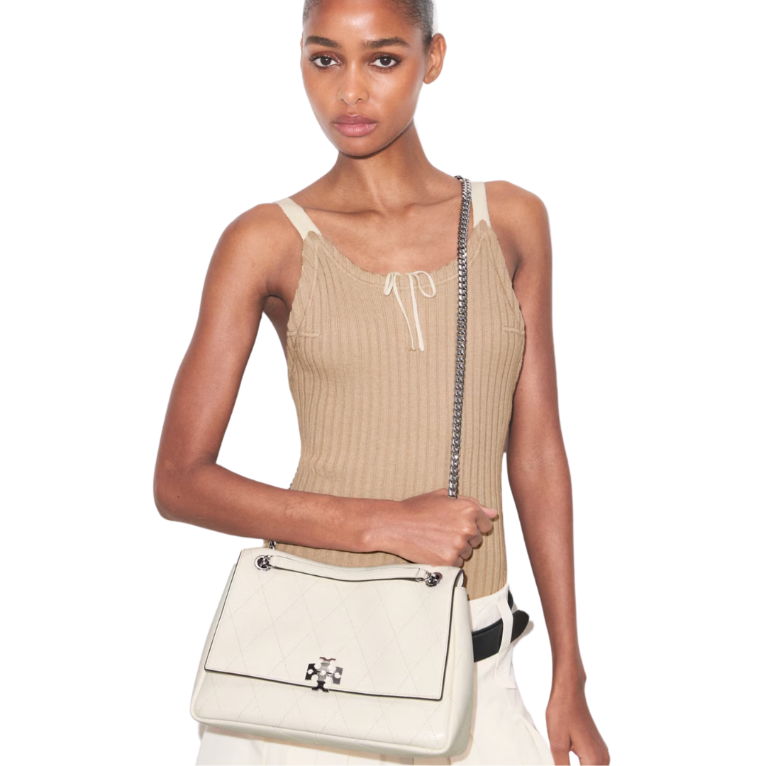 Tory Burch Charlie Quilted Shoulder Bag