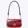 NWT Tory Burch Britten Convertible Crossbody Leather Handbag In Red