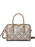 TORY BURCH - Women T Monogram Coated Jacquard Petite Barrel Bag