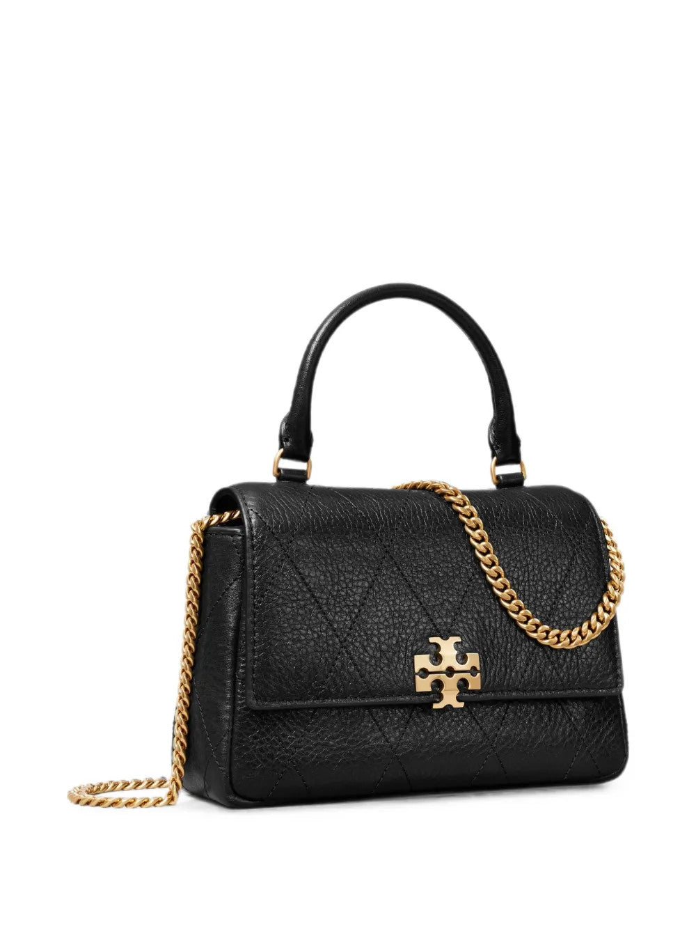 TORY BURCH - Women Mini Charlie Quilted Top Handle Crossbody Bag