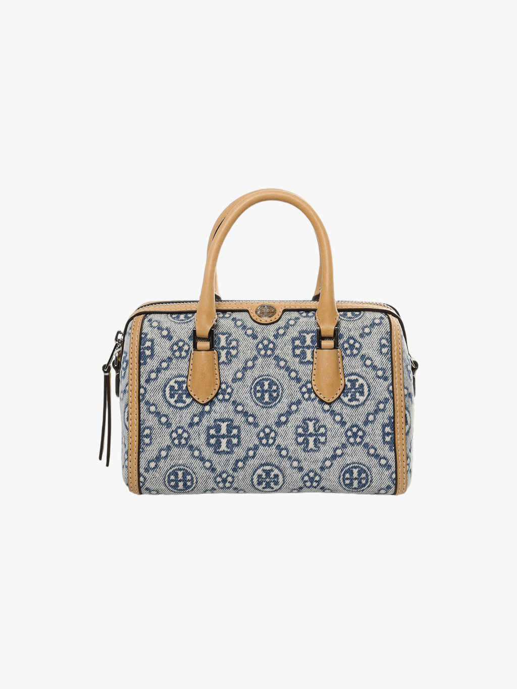 TORY BURCH - Women T Monogram Leather Petite Barrel Bag